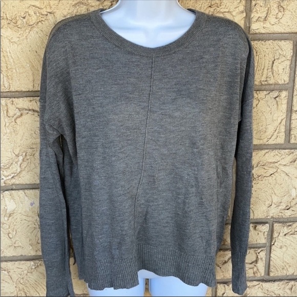 Forever 21 Gray Comfy Cozy Sweater Tin Size Small Oversized Fit Size Small - Picture 2 of 11